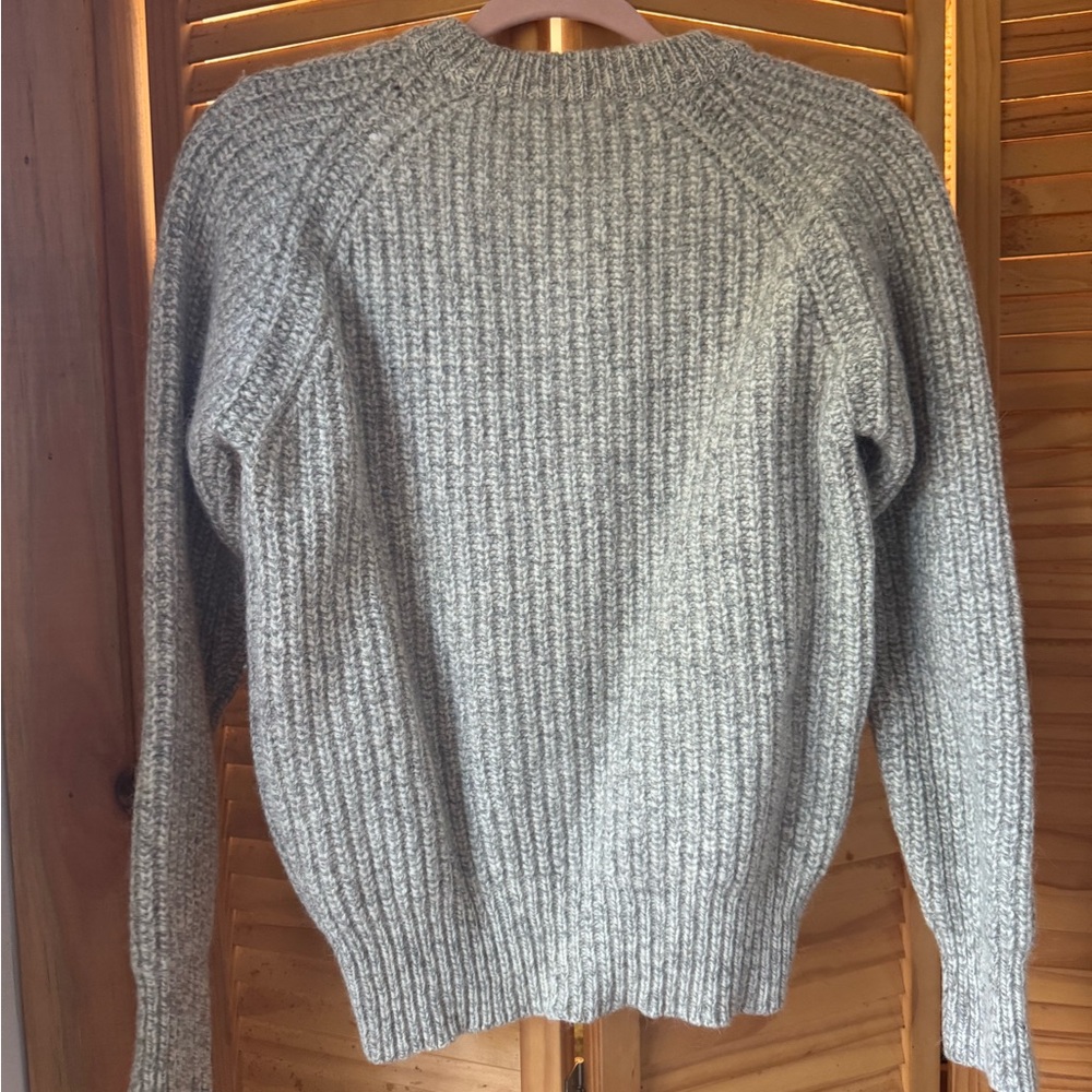 VINTAGE Grey Wool Fisherman’s Sweater